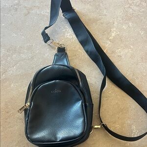 Kenzie Black Belt Bag